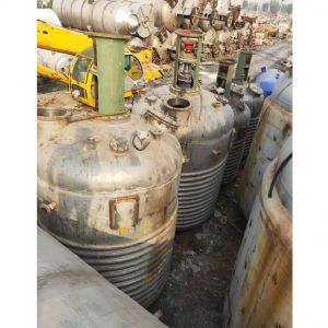 二手不鏽鋼外盤管反應釜規格1-30立方